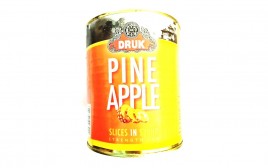 Druk Pine Apple Slices in Syrup   Tin  850 grams